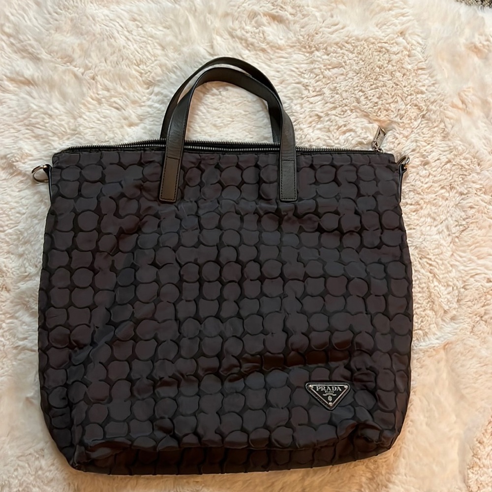Prada black tote